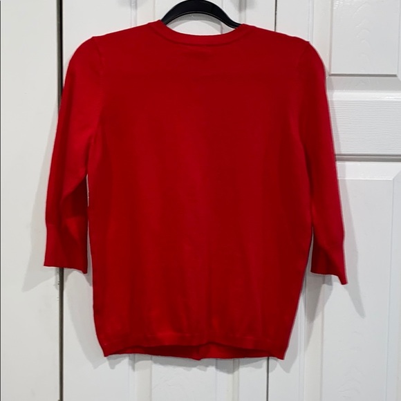 Nordstrom BP 3/4 Sleeve Red Cardigan size XL EUC - Picture 4 of 4